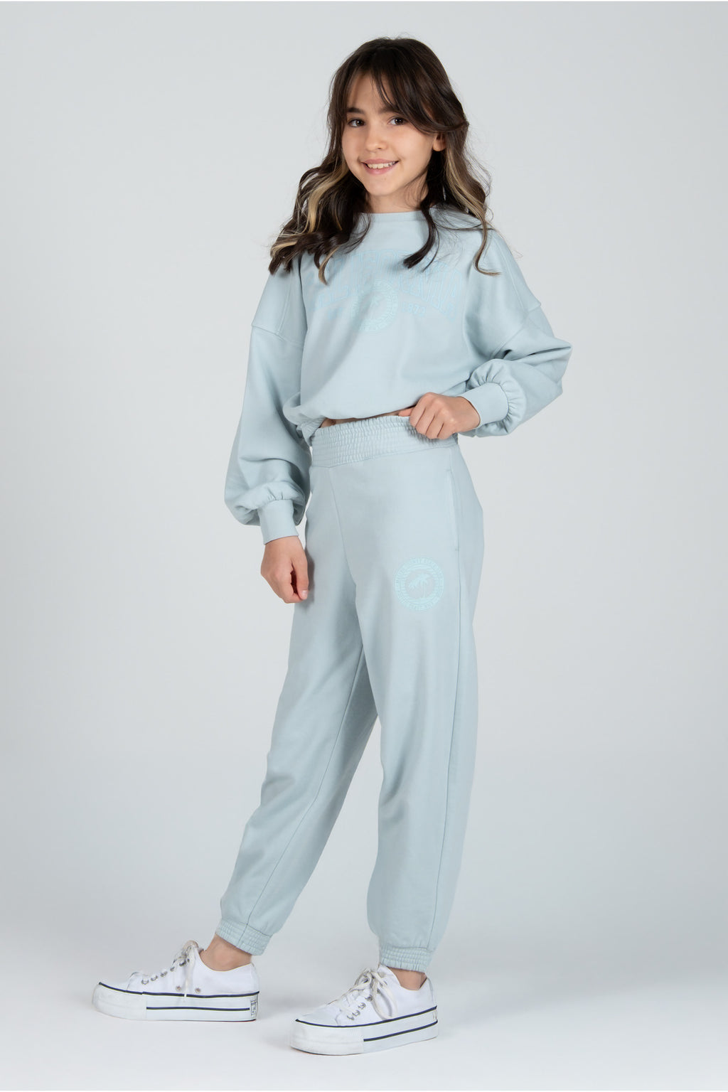 Kız Çocuk Eşofman Takımı – Sweatshirt & Jogger | 3 Renk Seçenekli