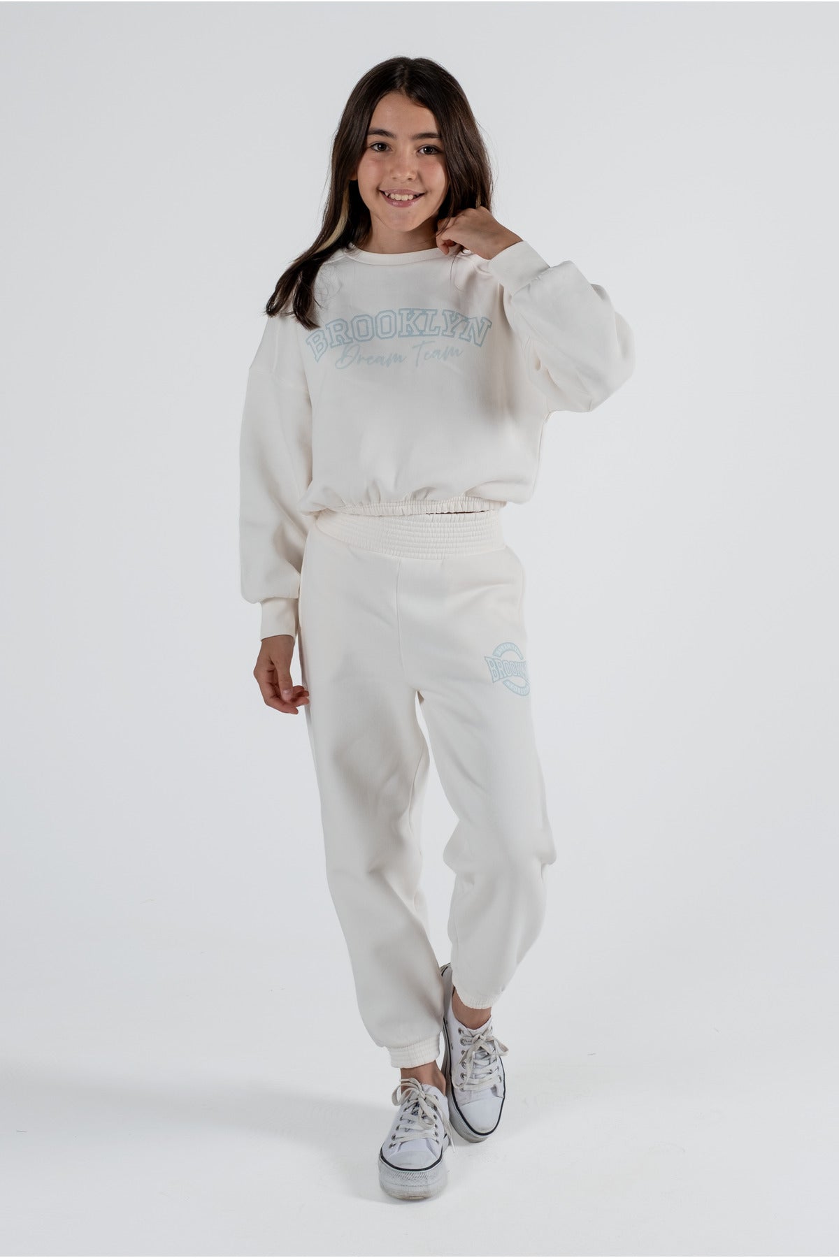 Kız Çocuk Eşofman Takımı – Sweatshirt & Jogger | 3 Renk Seçenekli