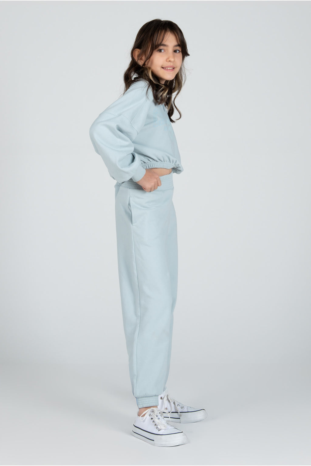 Kız Çocuk Eşofman Takımı – Sweatshirt & Jogger | 3 Renk Seçenekli