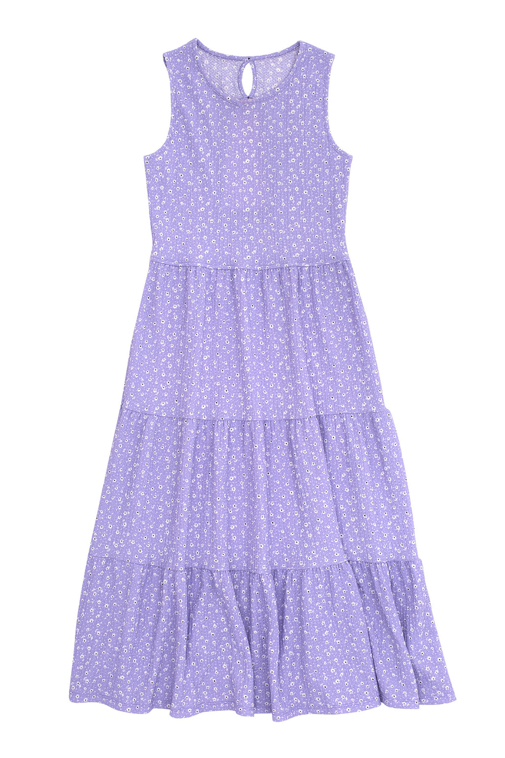 Kız Çocuk Bürümcük Elbise / Farklı Renk Seçenekleriyle - Lila