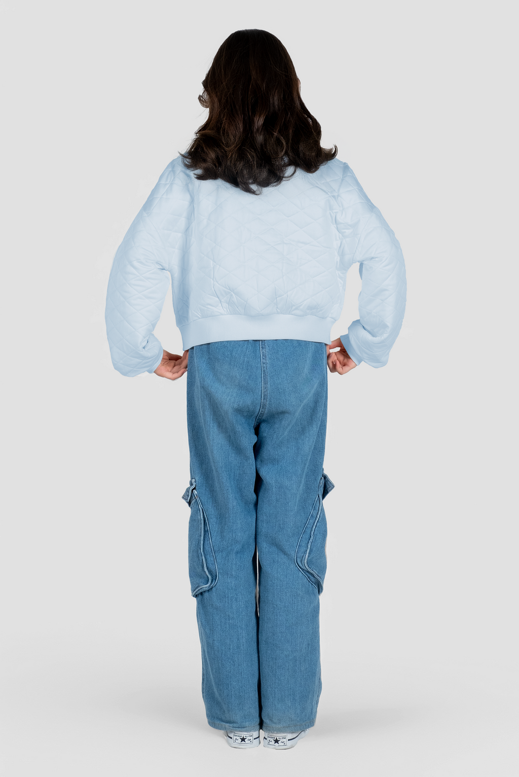 Kız Çocuk Kapitone Ceket – Kelebek Detaylı, Fermuarlı & Düğmeli | 3 Renk Seçeneği