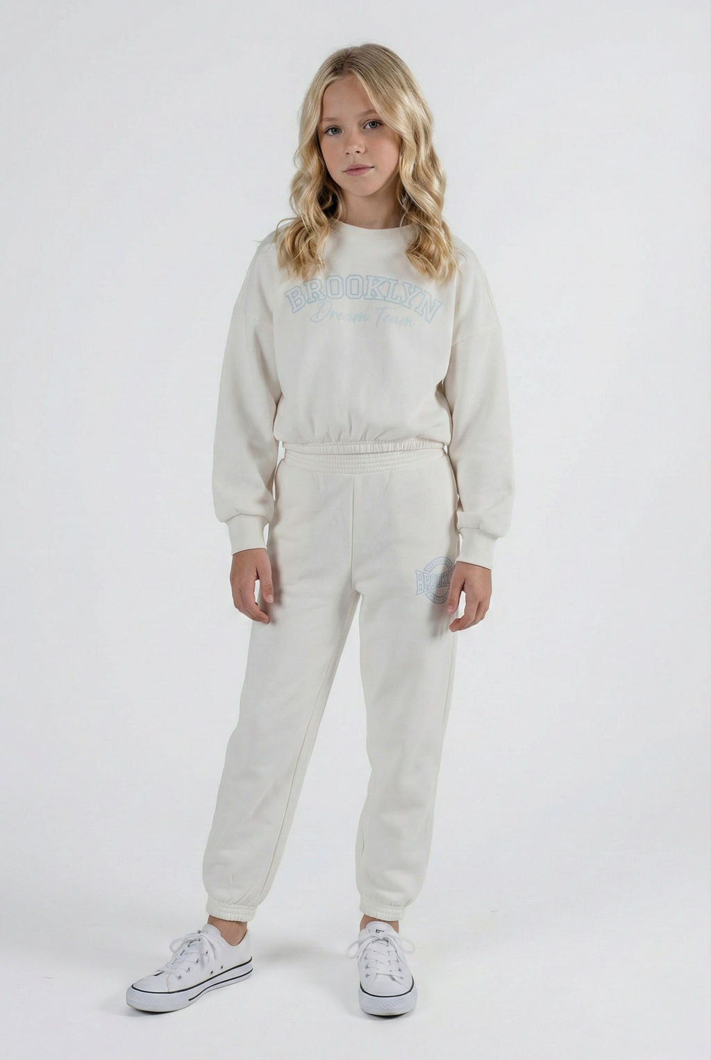 Kız Çocuk Eşofman Takımı – Sweatshirt & Jogger | 3 Renk Seçenekli