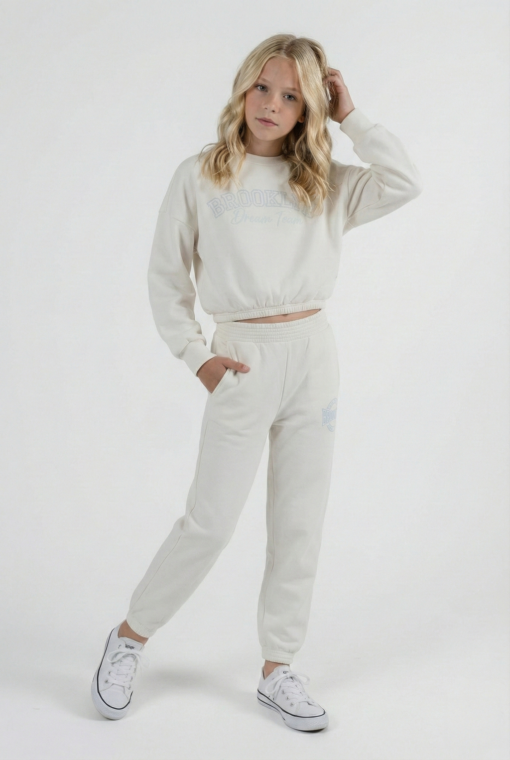 Kız Çocuk Eşofman Takımı – Sweatshirt & Jogger | 3 Renk Seçenekli