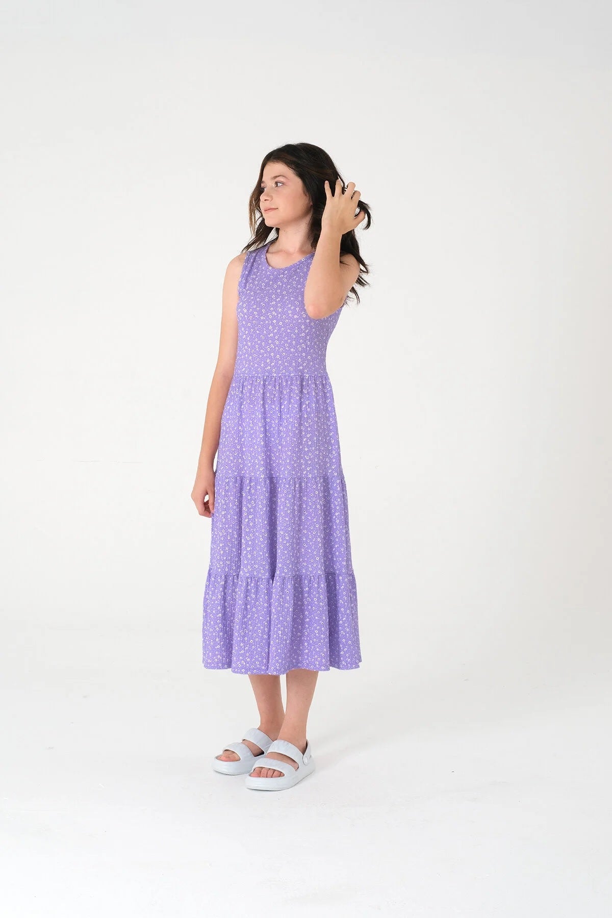 Kız Çocuk Bürümcük Elbise / Farklı Renk Seçenekleriyle