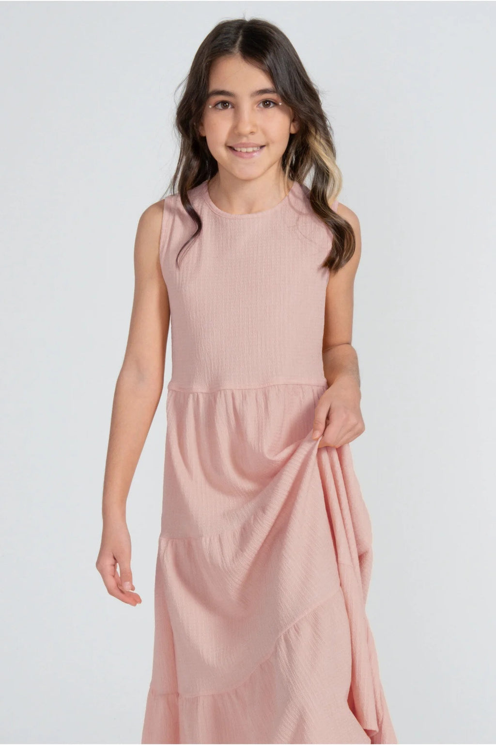 Kız Çocuk Bürümcük Elbise / Farklı Renk Seçenekleriyle