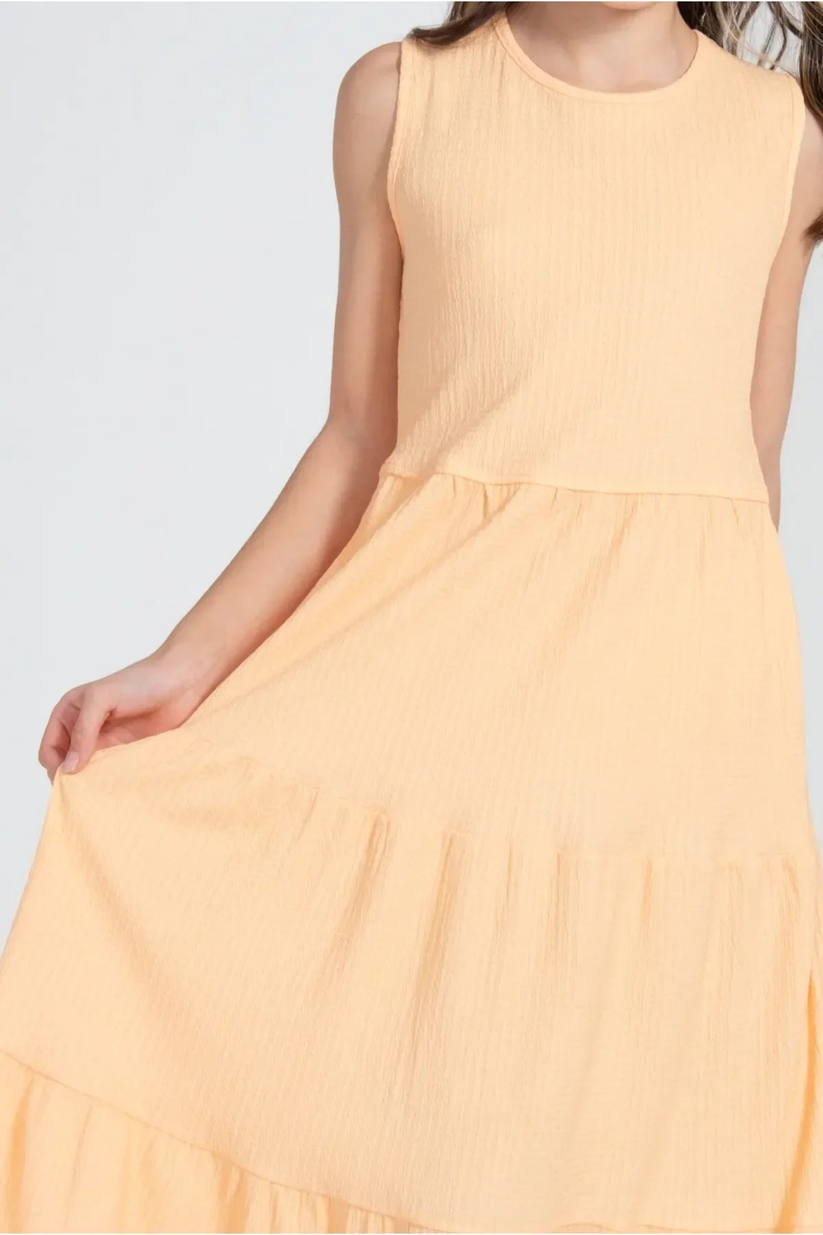 Kız Çocuk Bürümcük Elbise / Farklı Renk Seçenekleriyle